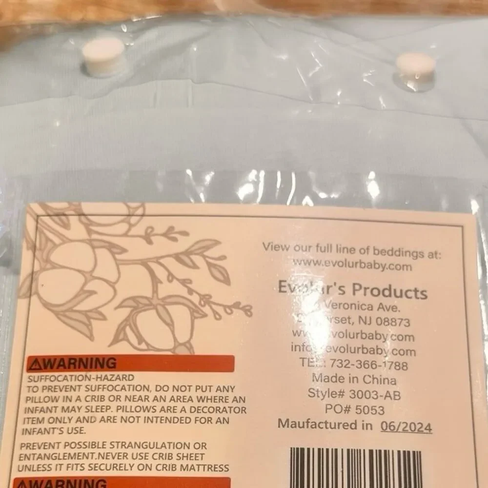 Crib Sheet Organic Cotton NWT